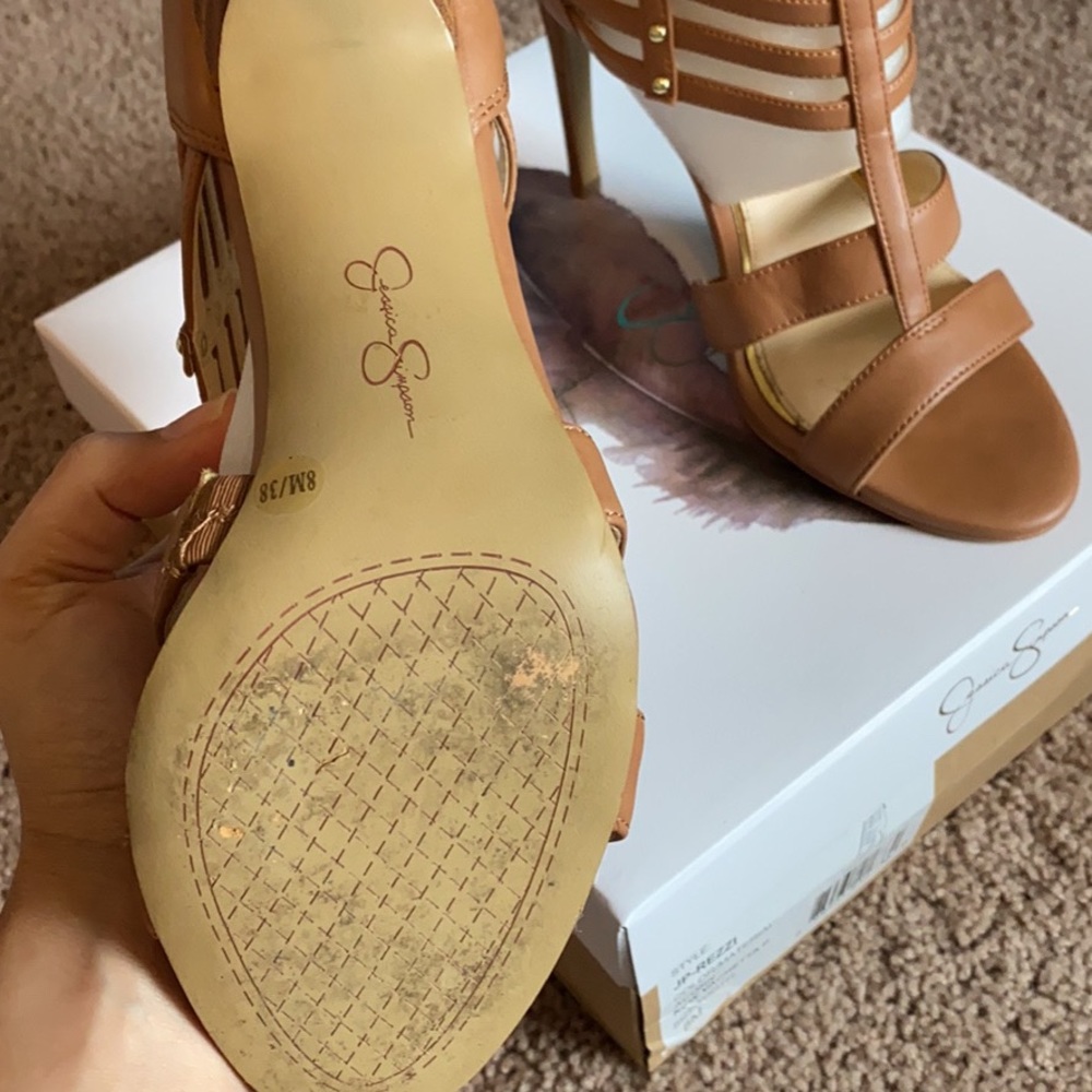 Jessica Simpson studded heels